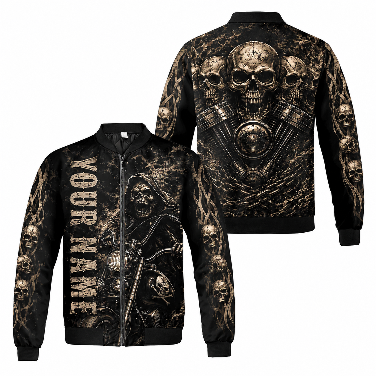 Riders Legend Bomber Jacket Design 3D Full Printed RL19