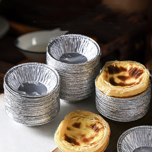 Disposable Tin Foil Egg Tart Molds