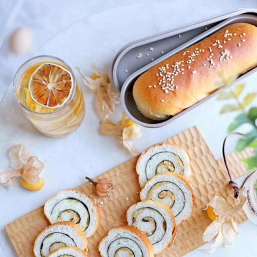 Alternative view of Oval Carbon Steel Toast Bread Mold Cake