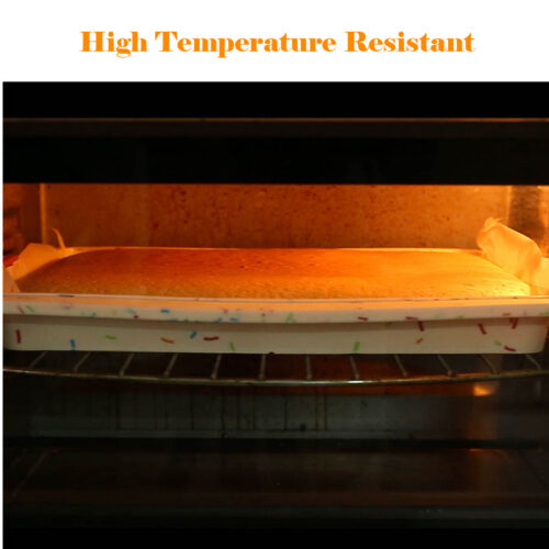 Alternative view of Square Silicone Baking Tray Pan