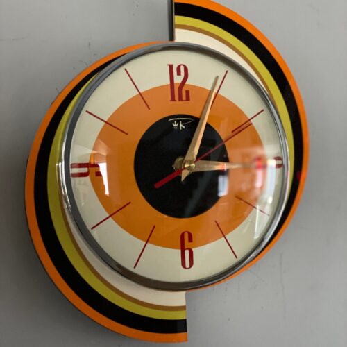 Alternative view of Top Selling Royalexe Spinning Meteor Caravan Wall Clock