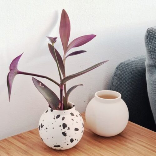 Alternative view of Minimalist Vase, Ceramic Flower Pot, Modern Home Decor