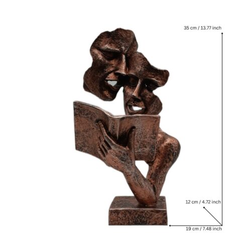 Alternative view of Singing Lovers Sculpture-Home Decor-Decorative Home Accessories