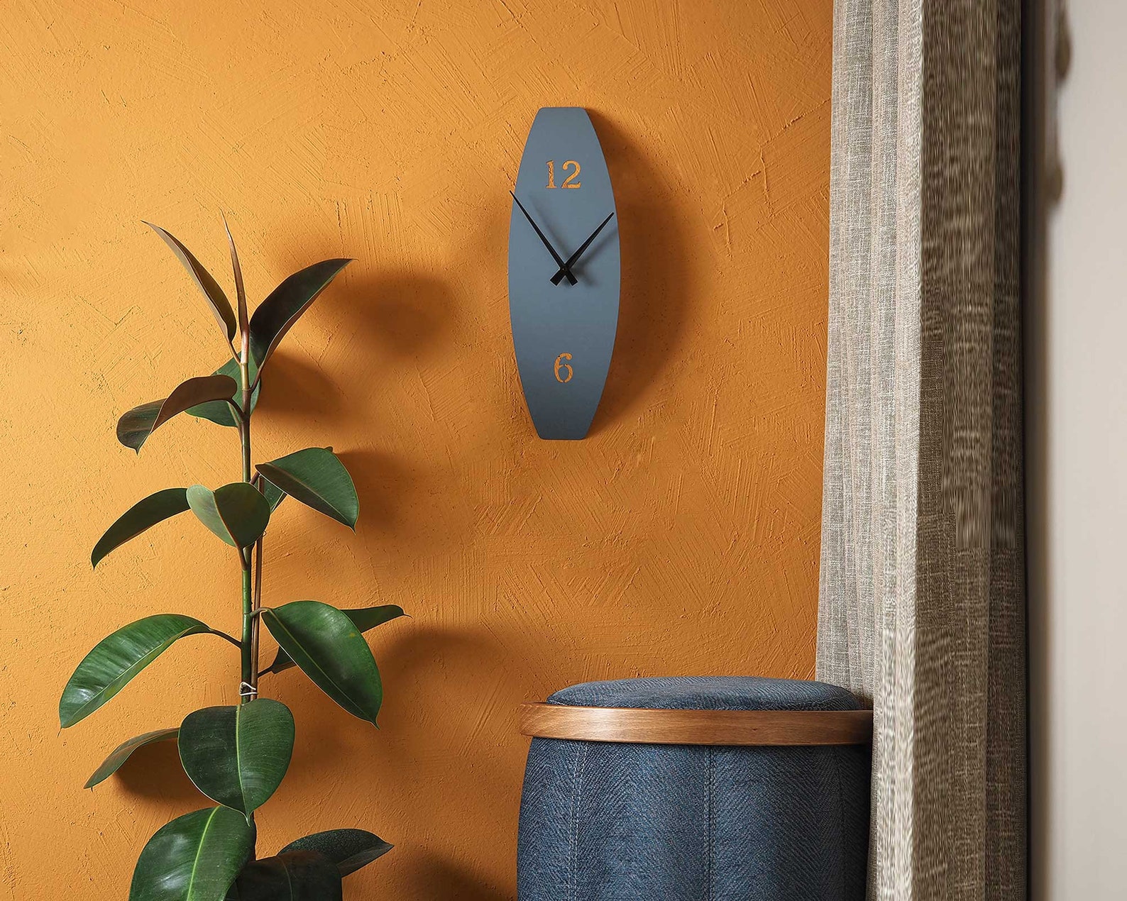 3D Metal Unique Wall Clock, Silent Modern Wall Clock - Image 4
