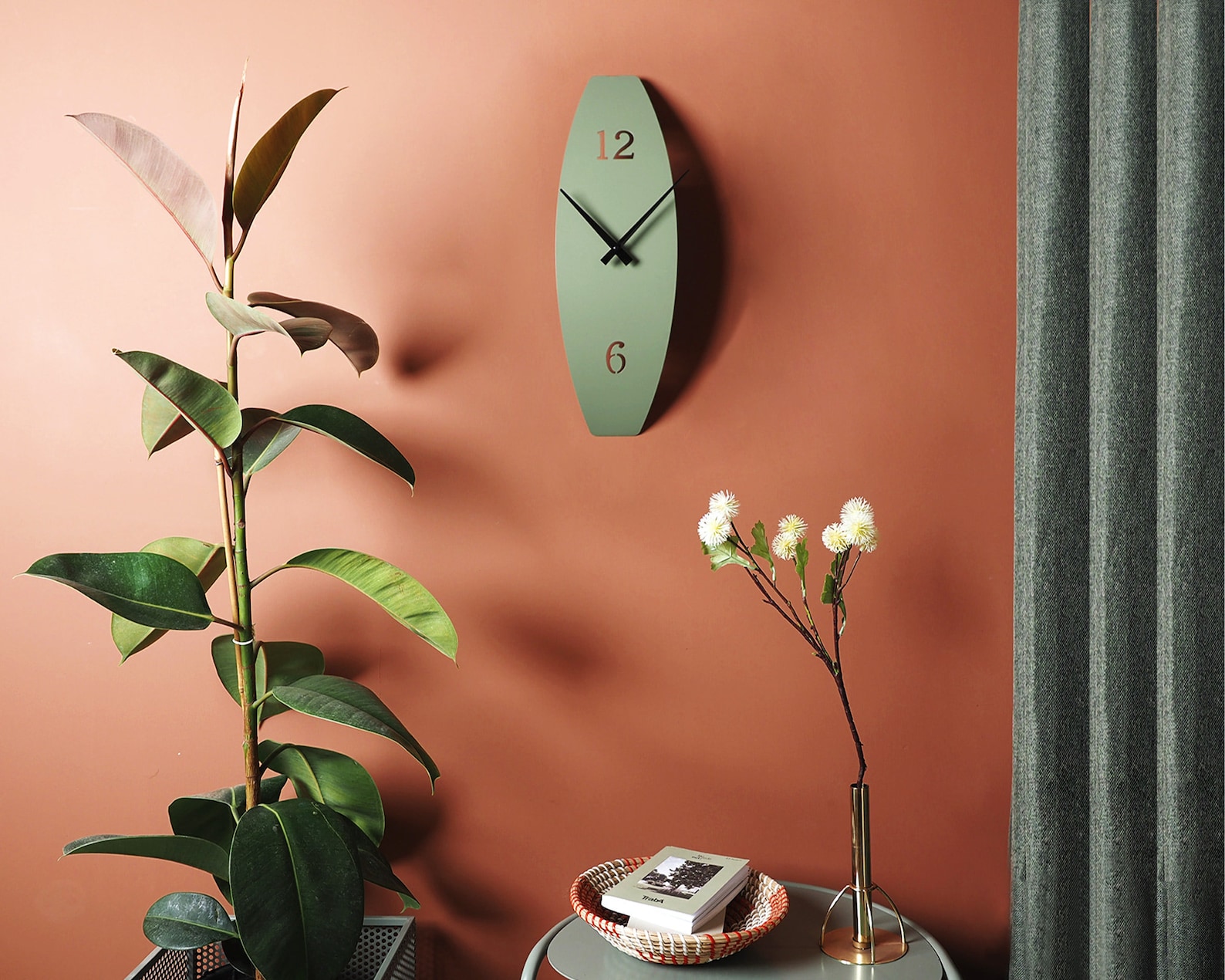 3D Metal Unique Wall Clock, Silent Modern Wall Clock - Image 5