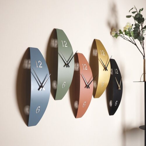3D Metal Unique Wall Clock, Silent Modern Wall Clock