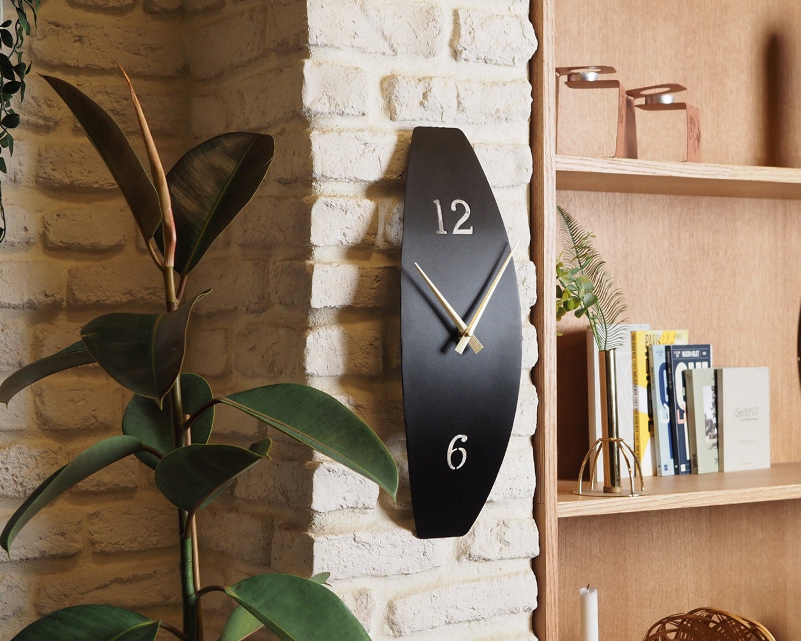 3D Metal Unique Wall Clock, Silent Modern Wall Clock - Image 2