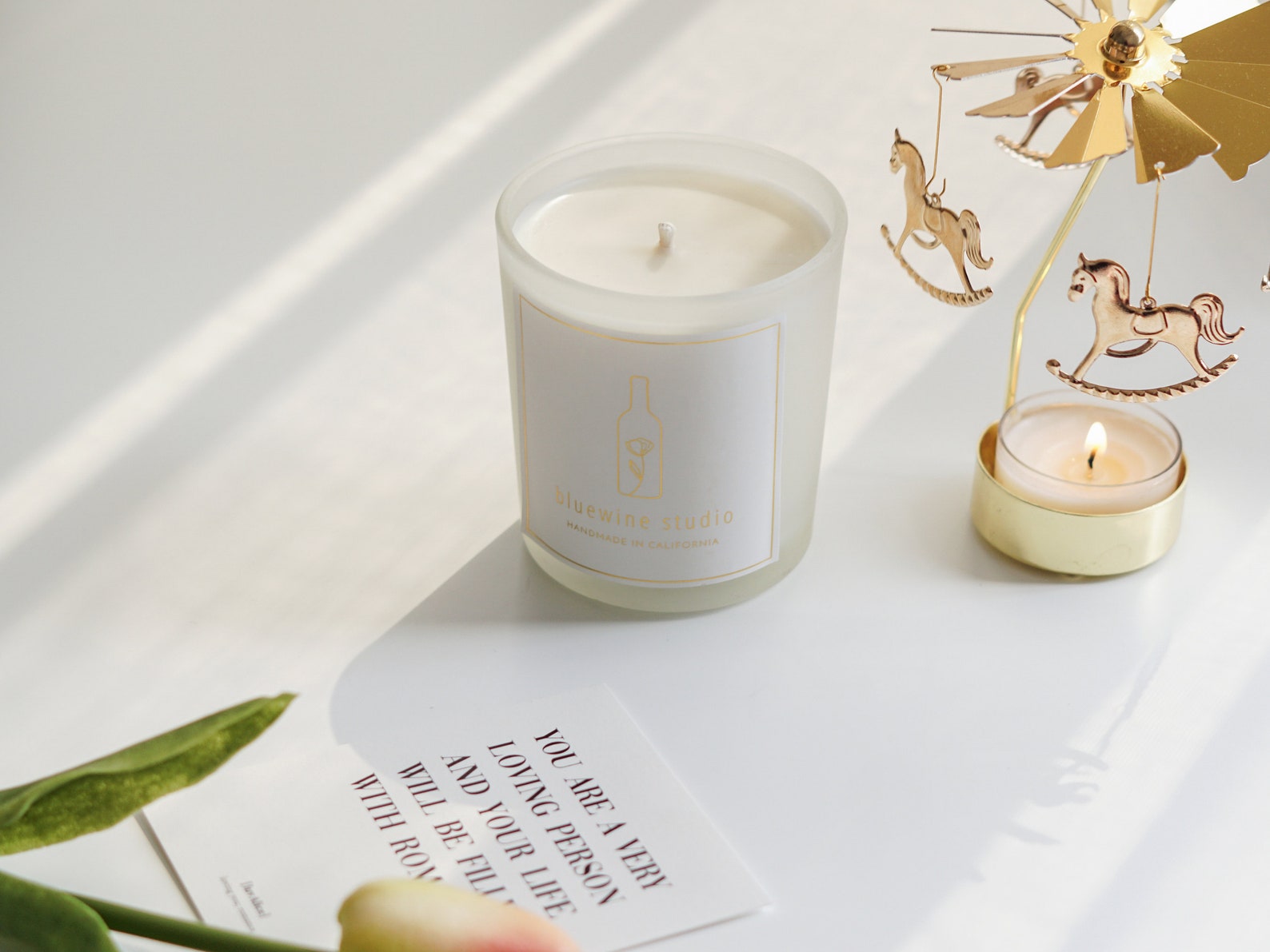 Merry-Go-Round Tealight Candle Holder Set - Minimal Aesthetic Home Decor