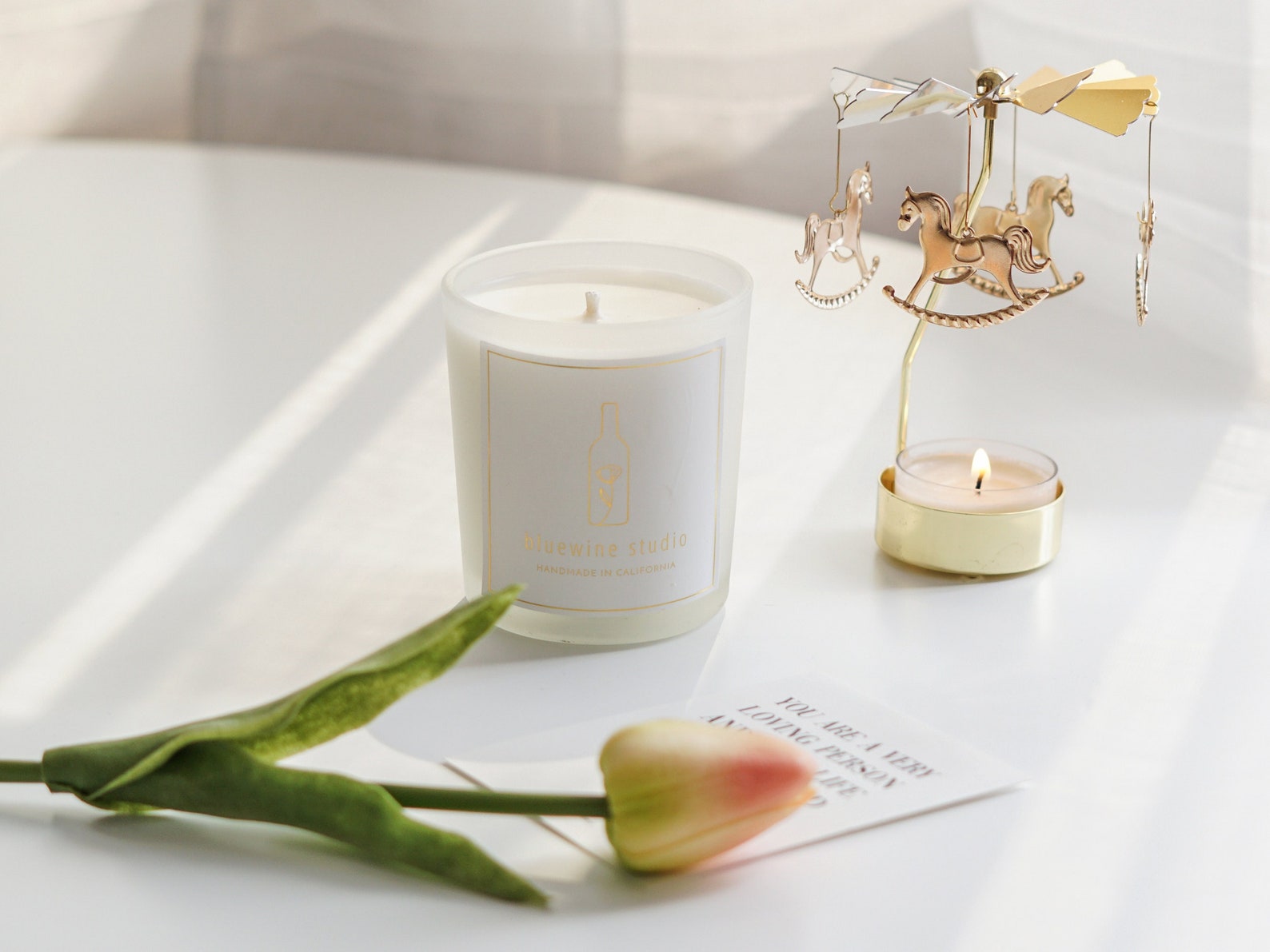 Merry-Go-Round Tealight Candle Holder Set - Minimal Aesthetic Home Decor - Image 3