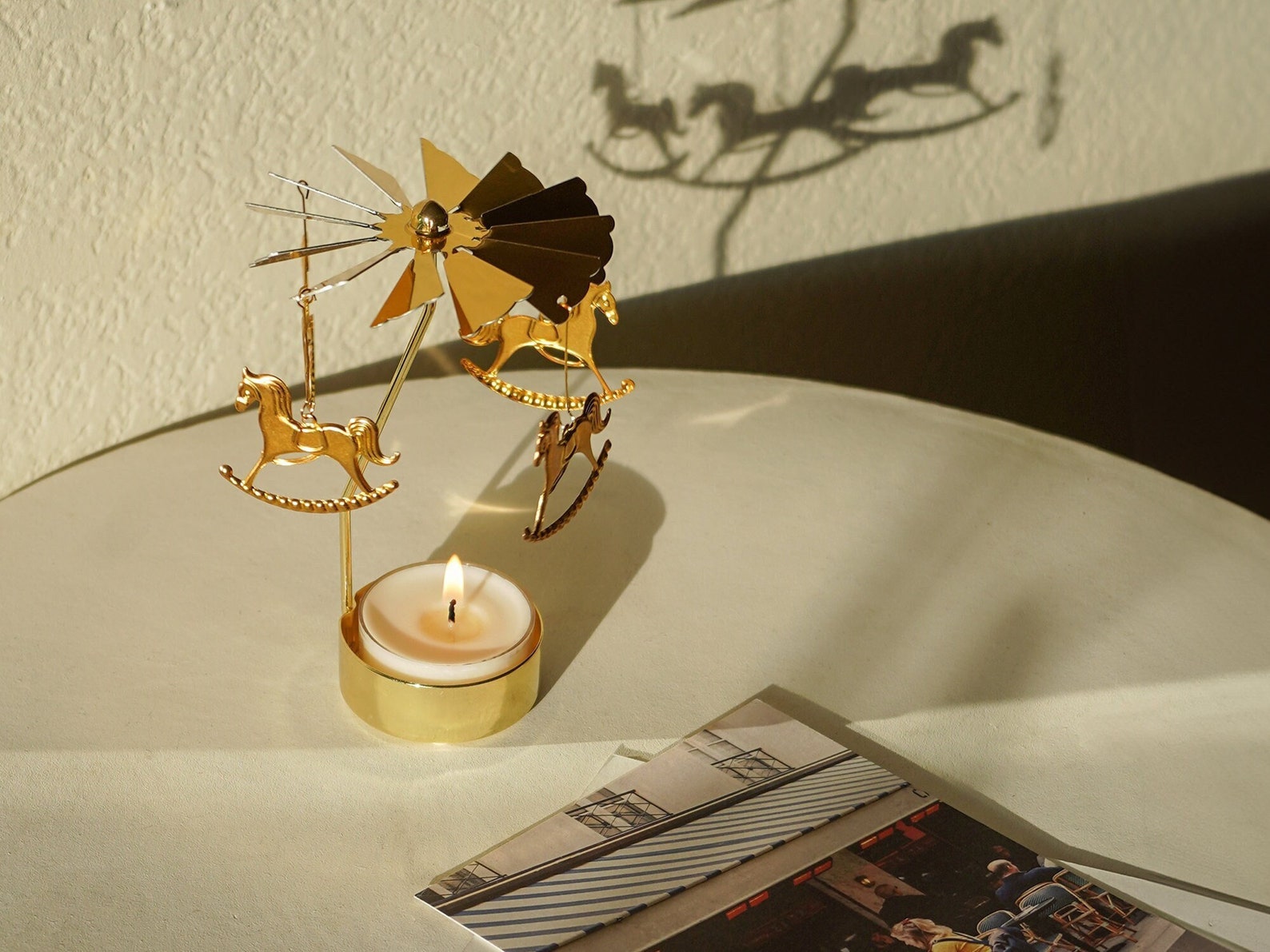Merry-Go-Round Tealight Candle Holder Set - Minimal Aesthetic Home Decor - Image 2