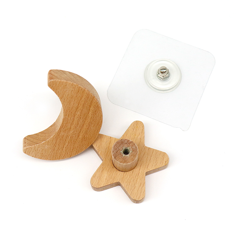 Star Moon Wooden Hook Hanger - Image 6