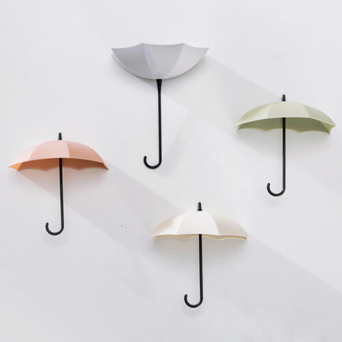 Alternative view of Mini Lovely Umbrella Shape Hook Wall Hanger