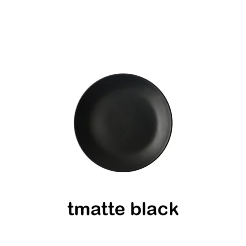Alternative view of Plates Dinnerware Dishes, Black