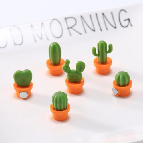 Alternative view of Fridge Magnets Cactus Stickers 6pcs