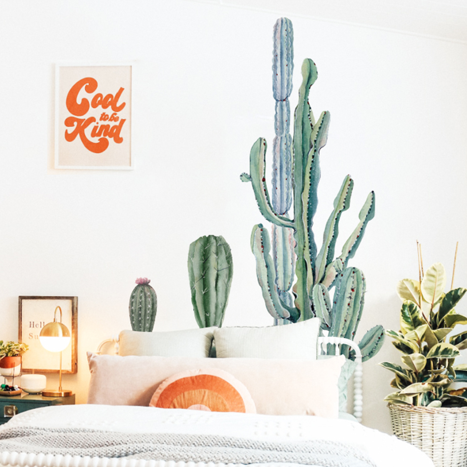 Boho Large Cactus Wall Stickers - Image 3