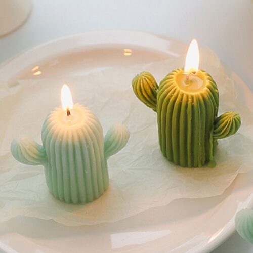 Alternative view of 3PCS Creative Handmade Aromatherapy Cactus Wax Candle