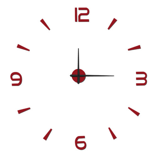 Alternative view of Creative Luminous Silent Stereo Acrylic Wall Clock