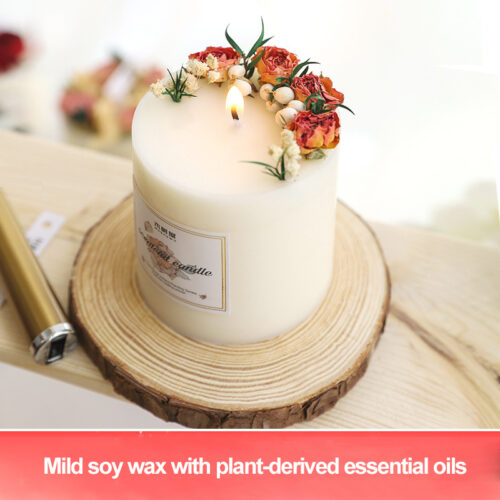 Alternative view of Aromatic Scented Soy Wax Pillar Candles Pillar for Home Decoration