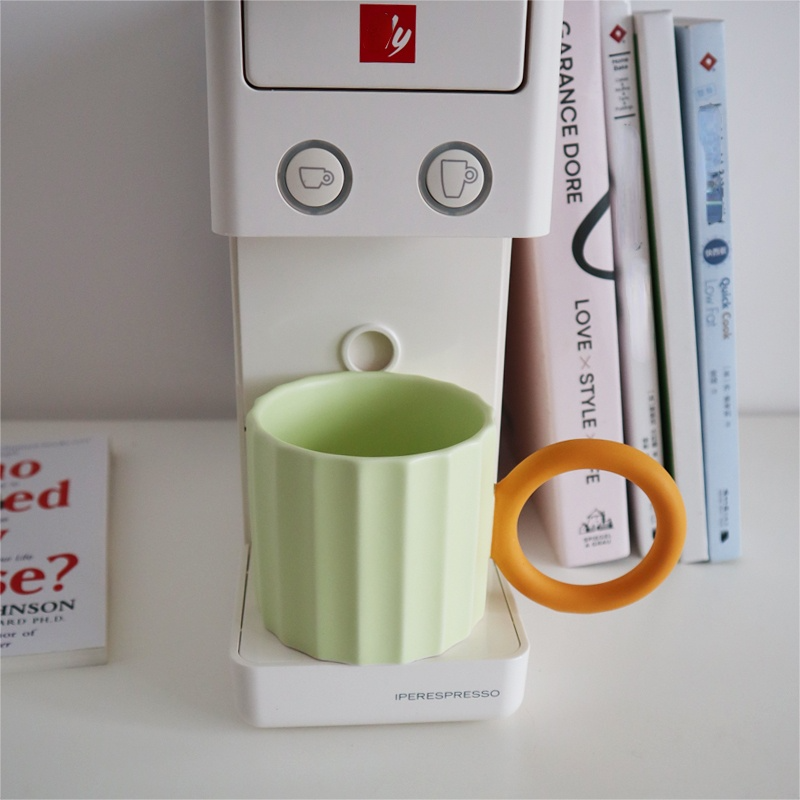 Korean Coffee Mugs Tea Milk Drinking Water, Melon - Image 2