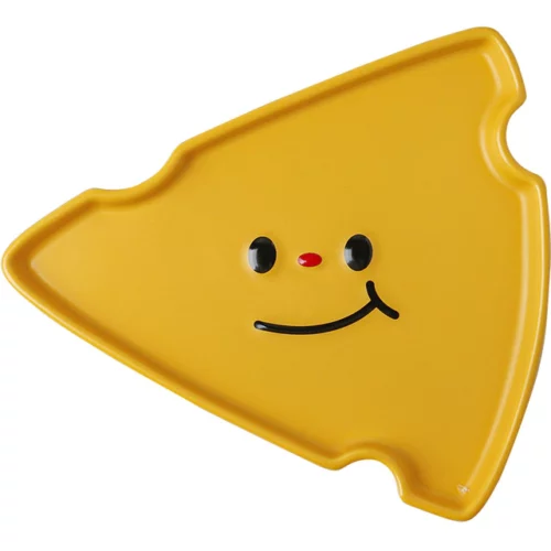 Alternative view of Ins Cartoon Ceramic Tableware Dessert Plate, Cheese