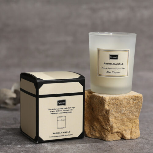 Ins Style Simple Glass Jar English Pear Essential Oils Scented Soy Wax Candle Home Decoration
