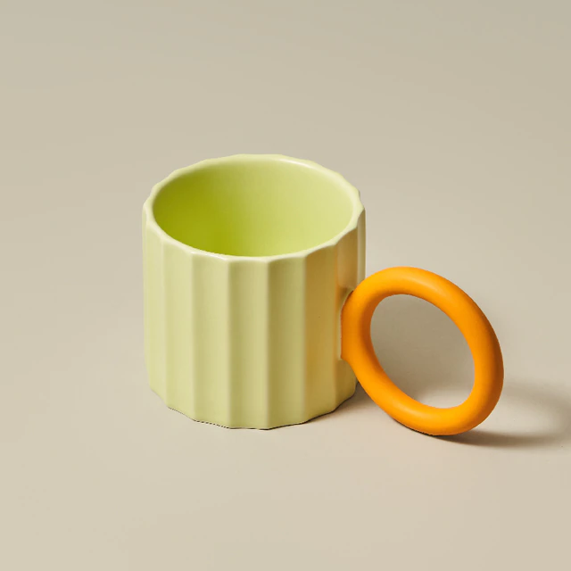 Korean Coffee Mugs Tea Milk Drinking Water, Melon