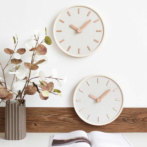 Alternative view of Modern Simple Wooden Clock Creative Decorative Wall Clock