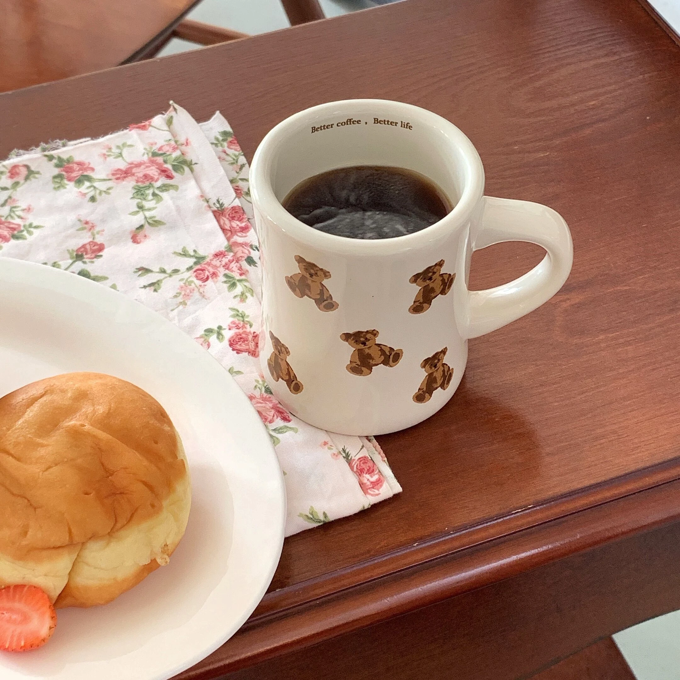 Cartoon Bear Ceramic Coffee Mug Chocolate Bear Mug - Image 3