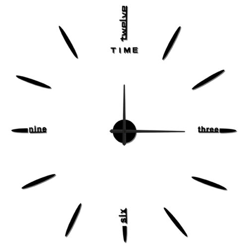 Alternative view of Non-punching Creative DIY Wall Clock