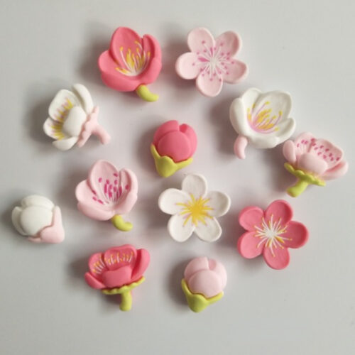 Alternative view of Pink Flower Resin Refrigerator Magnet Stickers