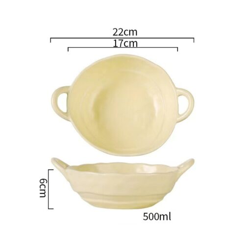 Alternative view of 6.5inch Deep Bowl With Ear, Yellow