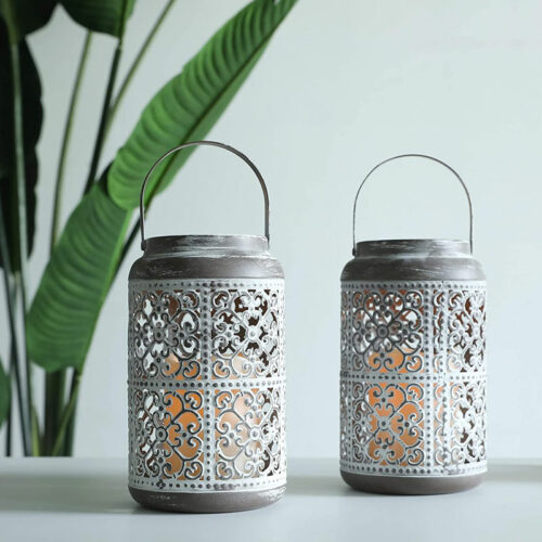 Vintage Metal Candle Holders