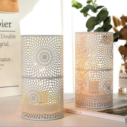 Battery Powered Table Lamp Modern Nordic Cylinder Lamp