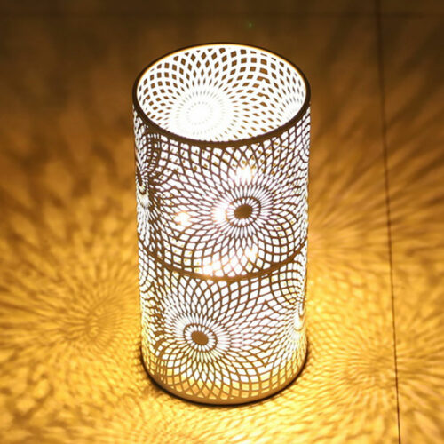 Alternative view of Battery Powered Table Lamp Modern Nordic Cylinder Lamp