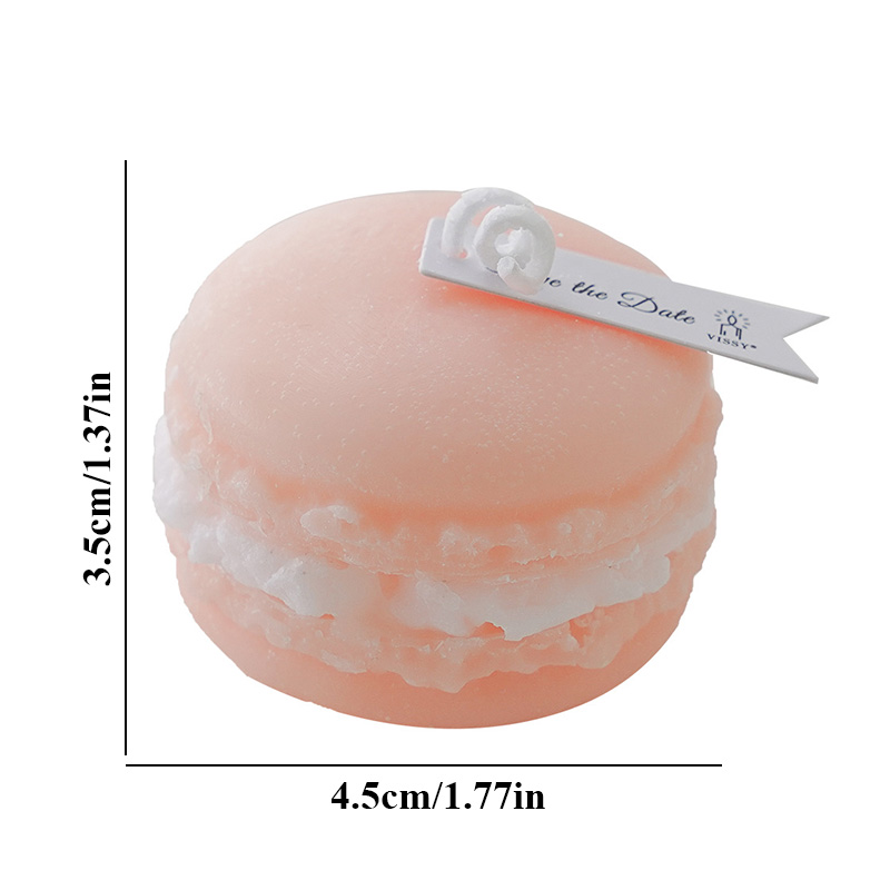 4PCS Macaron Shape Scented Candles Set Household Decorative - Image 4