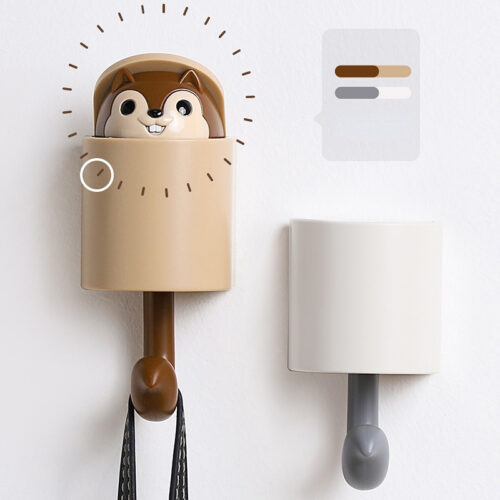 Alternative view of Squirrel Hook Cute Animals Hook Wall Hanger