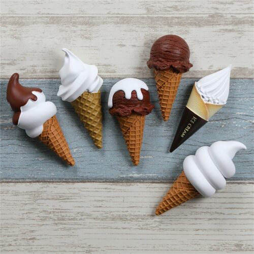 Alternative view of Summer Chocolate Ice Cream Refridgerator Magnets Stickers