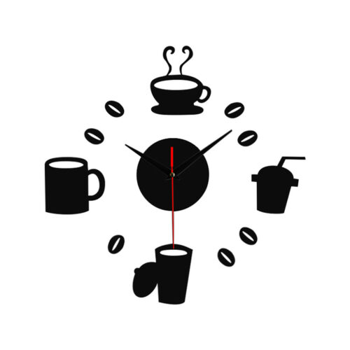 Alternative view of Funny Frameless DIY Mute Wall Clock