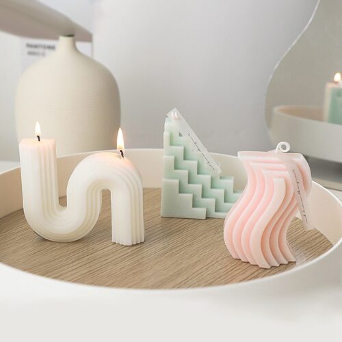 3PCS Aromatic Unusual Scented Candles Decorative