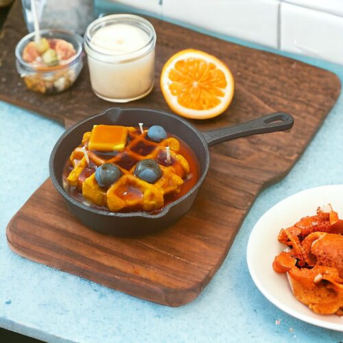 Alternative view of Blueberry Waffle Skillet Scented Candle