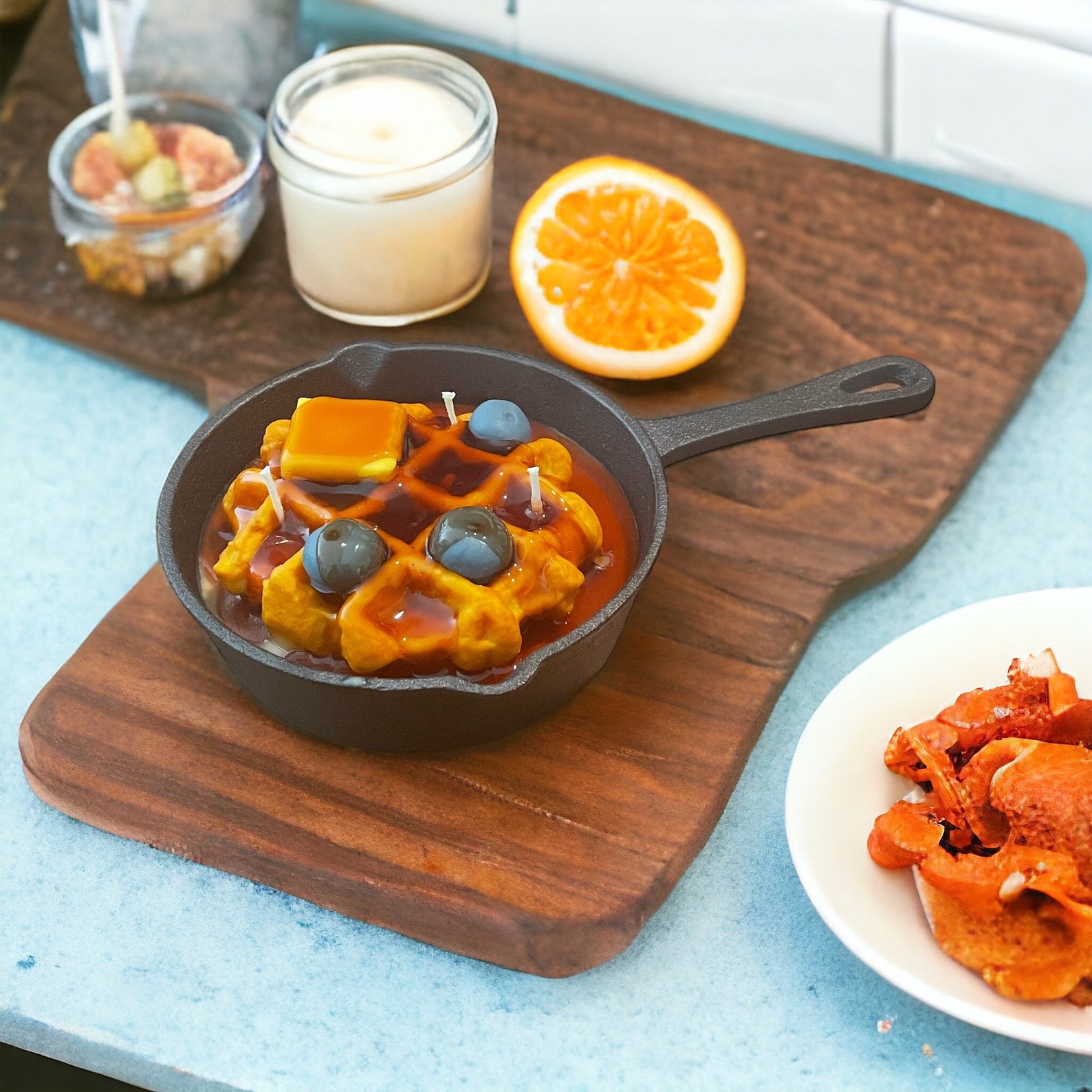 Blueberry Waffle Skillet Scented Candle - Image 2