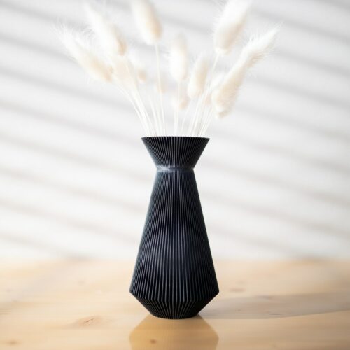 Alternative view of Minimalist Wooden Vase Perfect For Fresh Or Dried Flowers