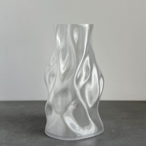 Wave Vase Futuristic Home Accents Chic Home Decor