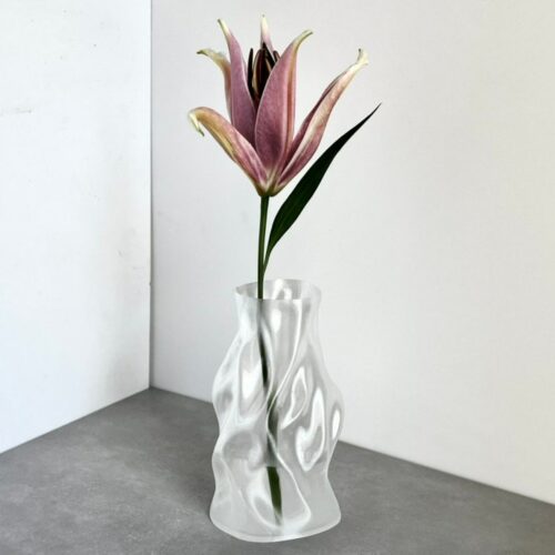Alternative view of Wave Vase Futuristic Home Accents Chic Home Decor