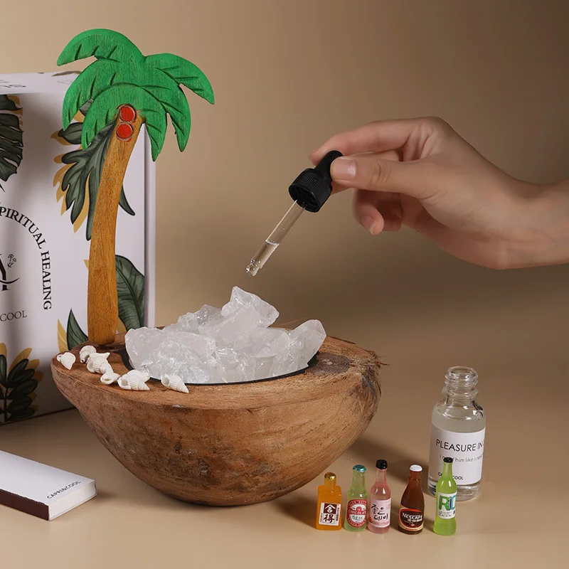 Coconut Shell Fragrance Aromatherapy Candle Box - Image 4