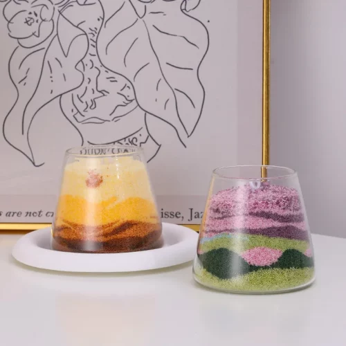 Alternative view of Creative Diy Sand Painting Scented Candle Cup