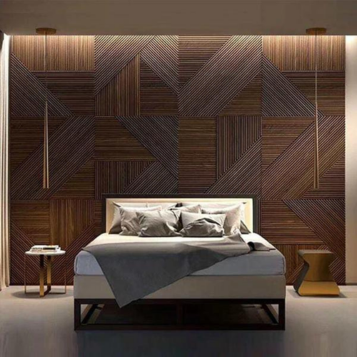 Alternative view of Bali Wood Wall Panel
