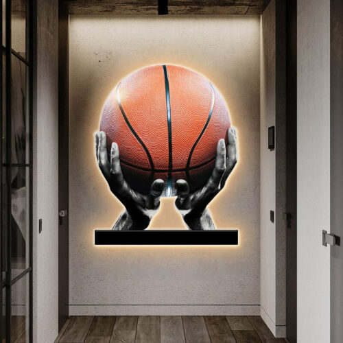 Alternative view of Hoops Painting Light