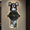 Bear Wall Clock With LED Light