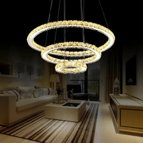 Alternative view of Eternity K9 Crystal Chandelier